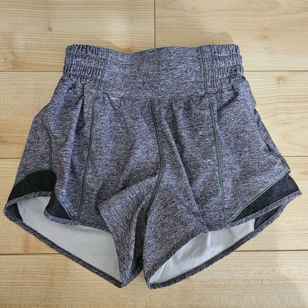 Lululemon Athletica Heather Gray Women's Athletic Shorts